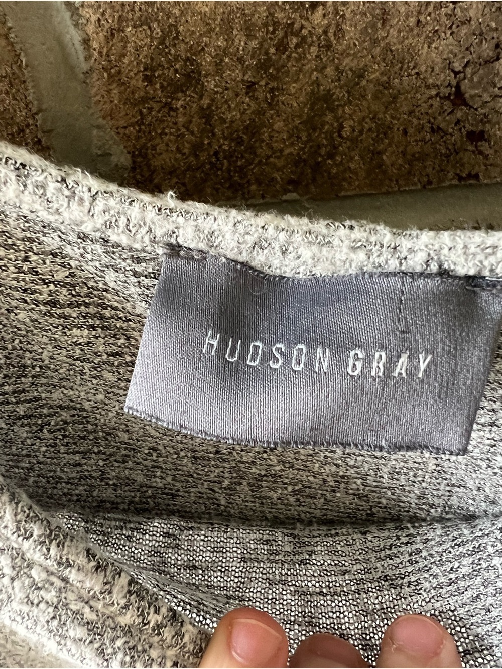 Light Gray Women’s Cozy Tunic Top - Picture 2 of 4